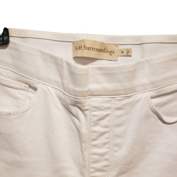 Soft Surroundings pull on elastic waist jeans size Medium - Picture 4 of 12